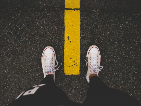 white Converse All-Star low-tops