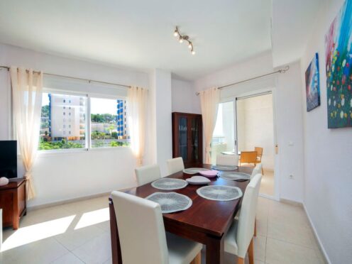 Premium Sea-view Flat By Lush Park In Calpe, Costa Blanca