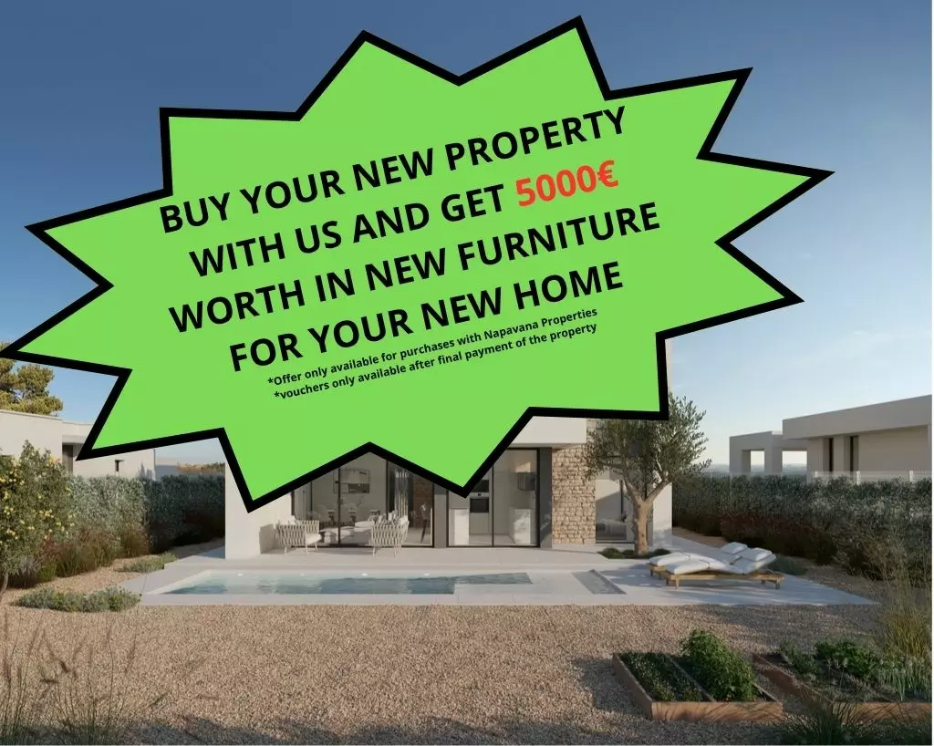 BUY YOUR NEW PROPERTY WITH US AND GET 5000€ WORTH IN NEW FORNITURE FOR YOUR NEW HOME (2)
