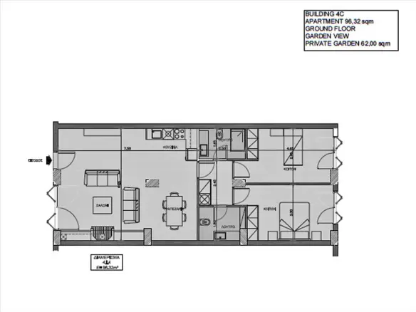 2-bedroom Maisonette In Agios Konstantinos, Greece (111 M²)