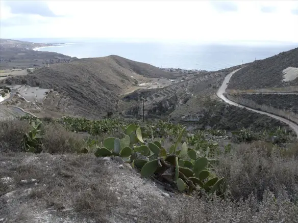 Land In Santorini, Greece