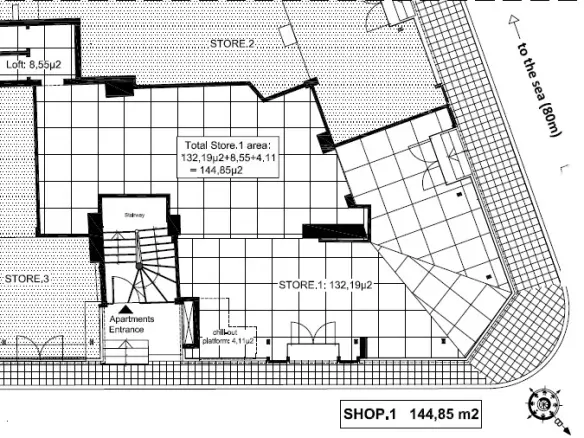 Business In Sithonia, Greece (580 M²)
