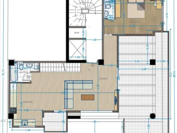 1-bedroom Flat In Greece (160 M²)
