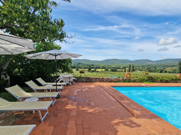C1463 Historic Luxury Villa In Siena, Tuscany With Modern Amenities