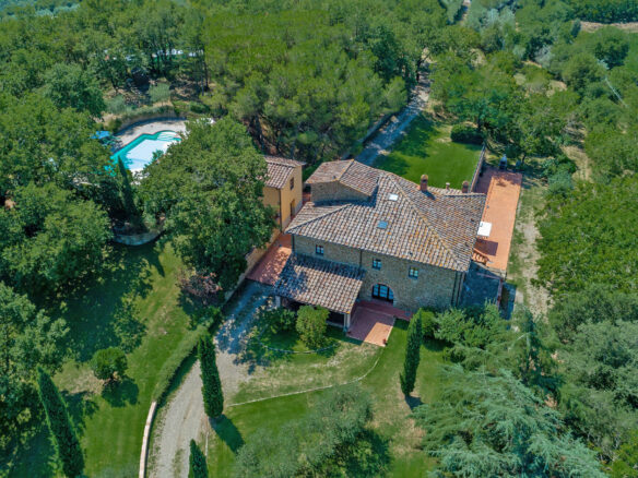 C1460 Vineyard Property Located Near Arezzo In Tuscany