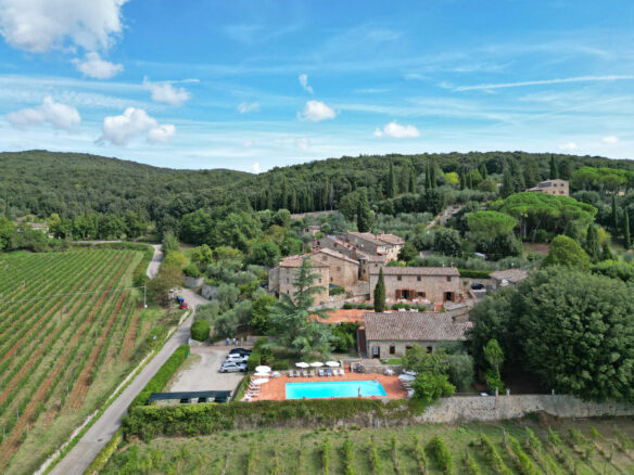 C1463 Historic Luxury Villa In Siena, Tuscany With Modern Amenities
