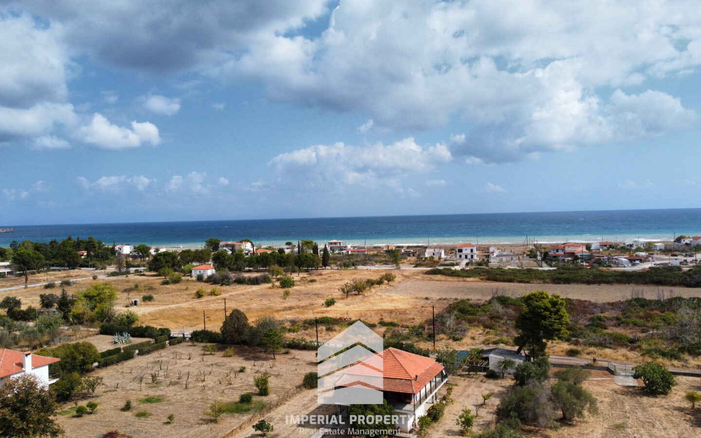 Evia Detached House With Land Near A. Anna Beach