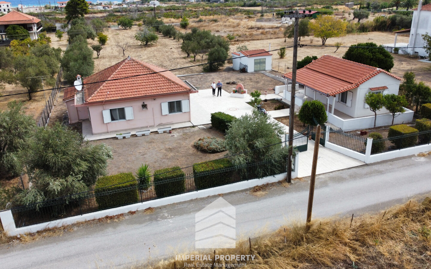 Evia Detached House With Land Near A. Anna Beach