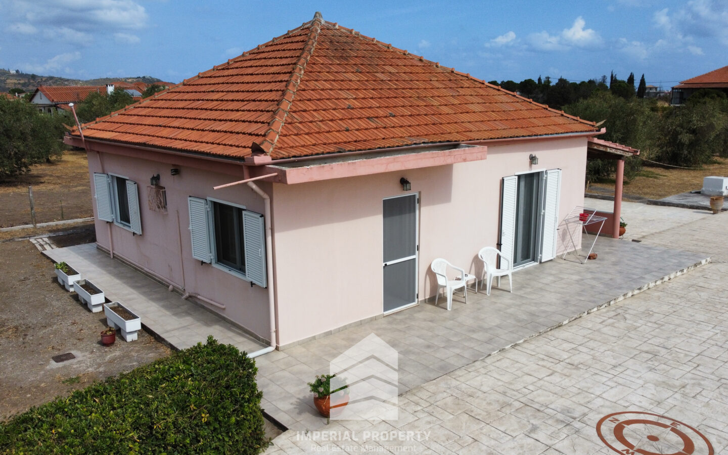 Evia Detached House With Land Near A. Anna Beach