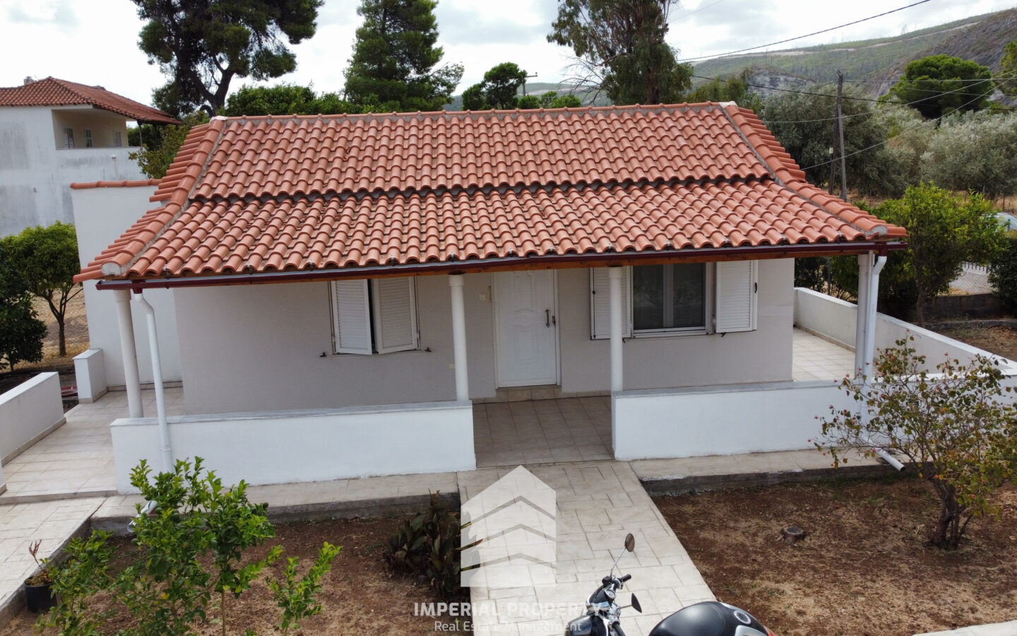 Evia Detached House With Land Near A. Anna Beach