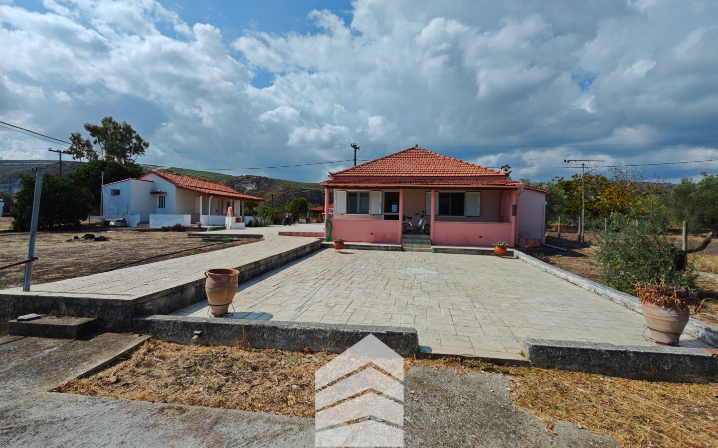 Evia Detached House With Land Near A. Anna Beach