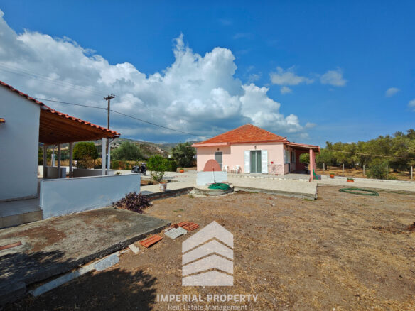 Evia Detached House With Land Near A. Anna Beach
