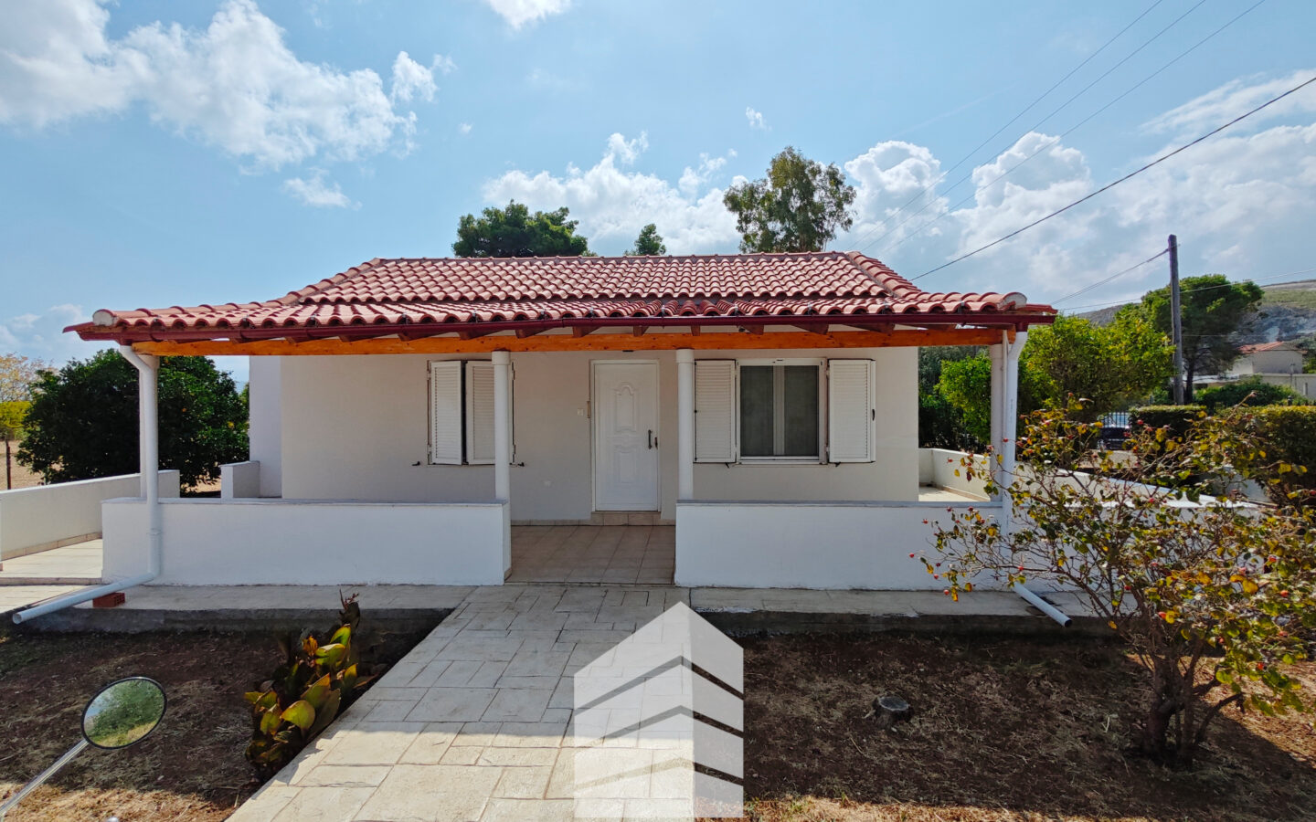 Evia Detached House With Land Near A. Anna Beach