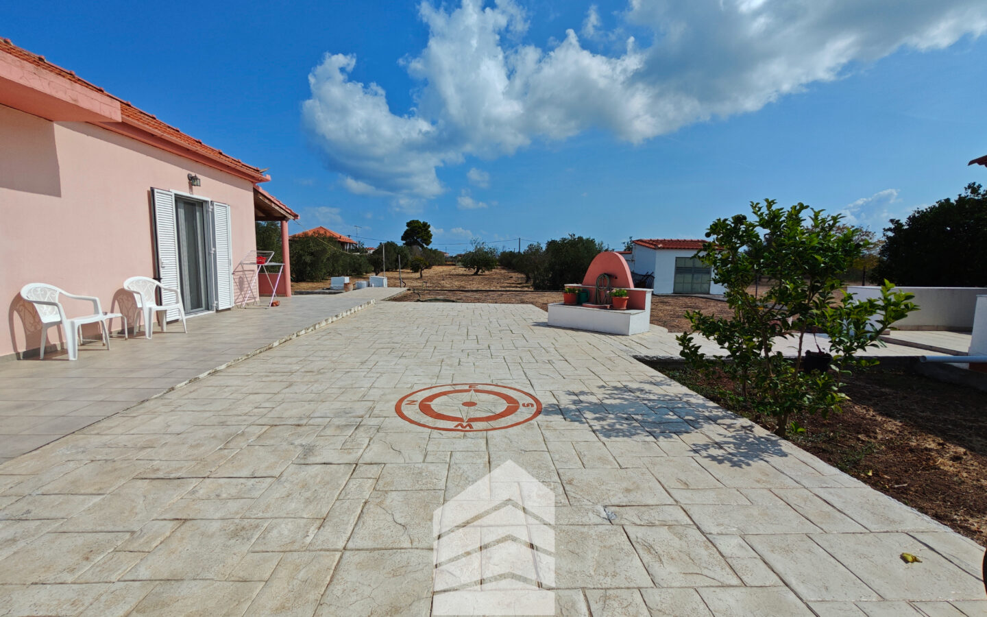 Evia Detached House With Land Near A. Anna Beach