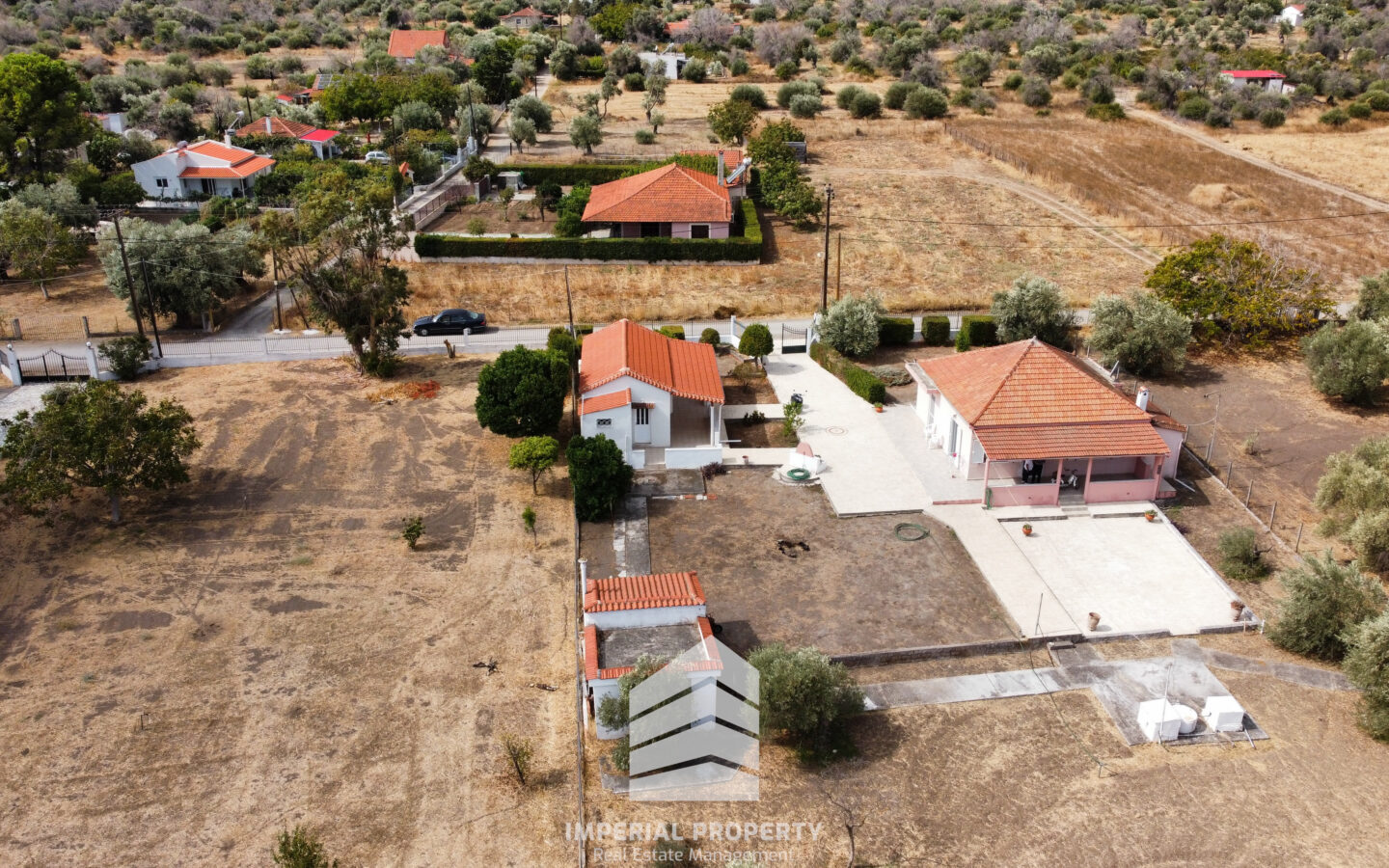 Evia Detached House With Land Near A. Anna Beach
