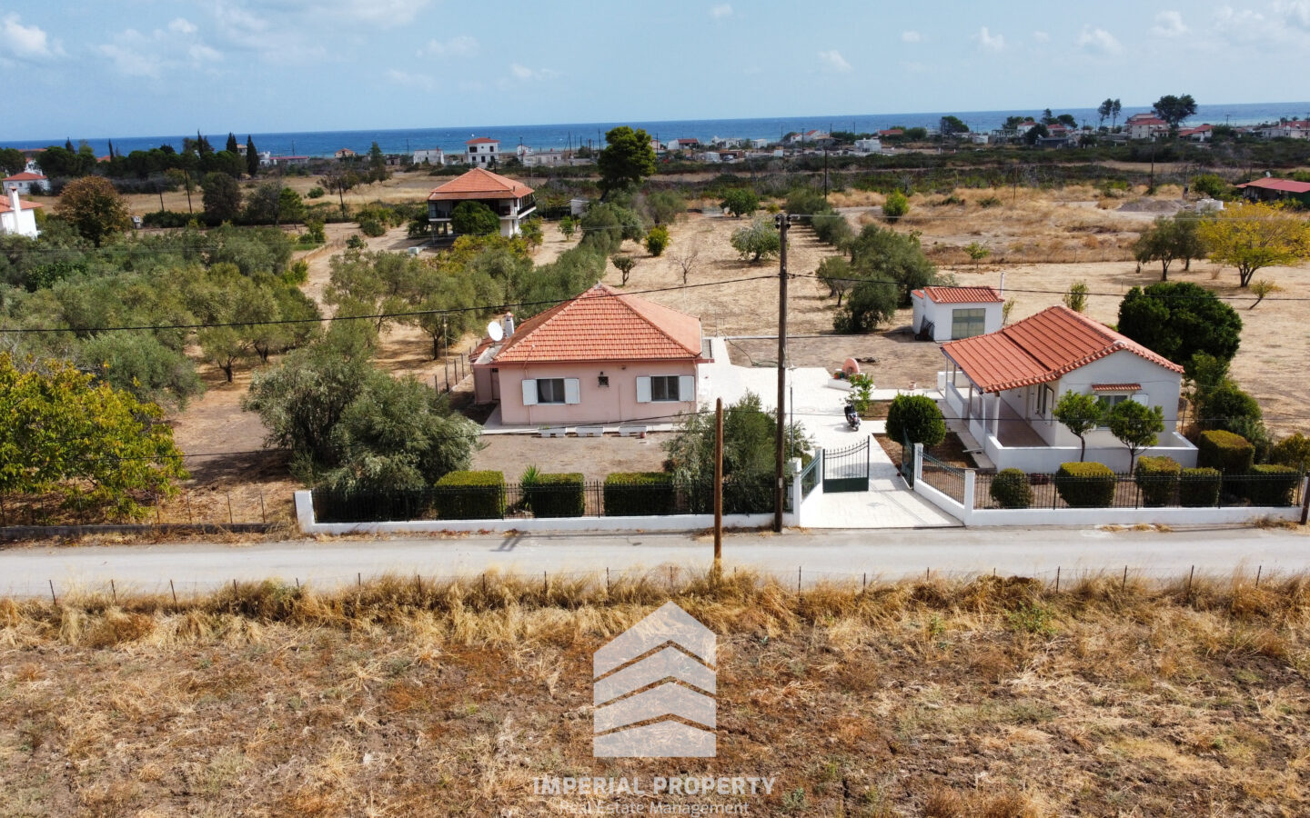 Evia Detached House With Land Near A. Anna Beach