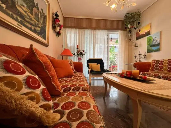 Two-bedroom Apartment In Athens With City View