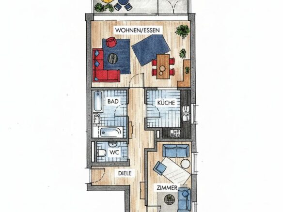 Waterfront Apartment With Prime Location In Central Berlin
