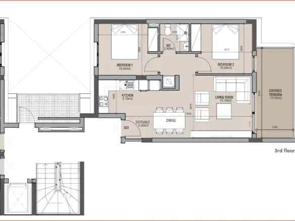 2-bedroom Flat In Palaio Faliro, Greece (67 M²)