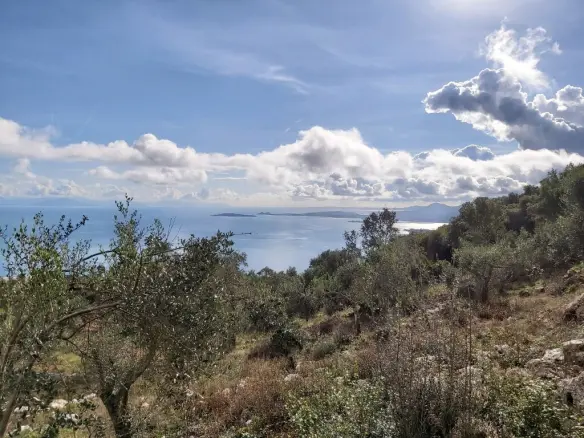 Plot Of 9500 M² With Coastal Access In Corfu