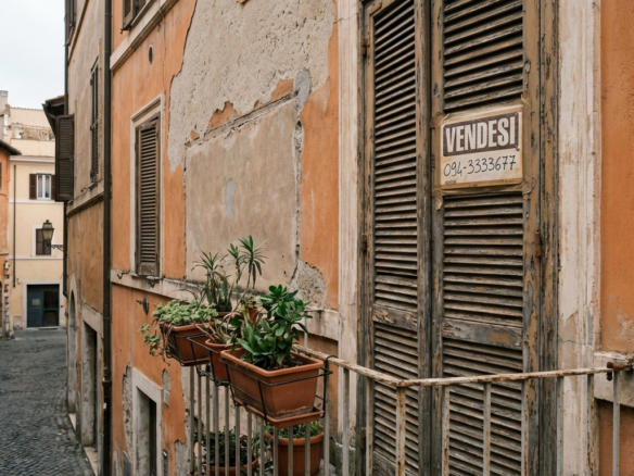 For Sale in a Rustic Italian Alley