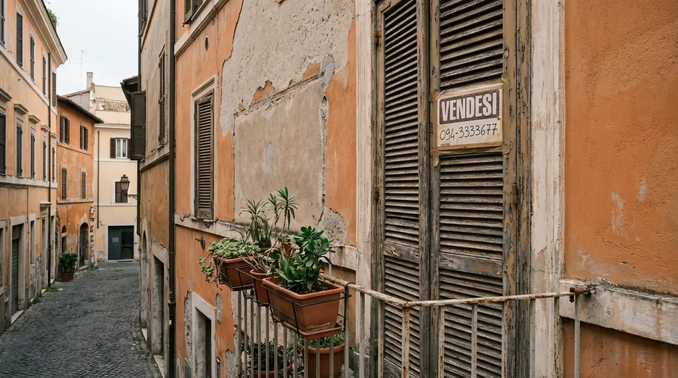 For Sale in a Rustic Italian Alley