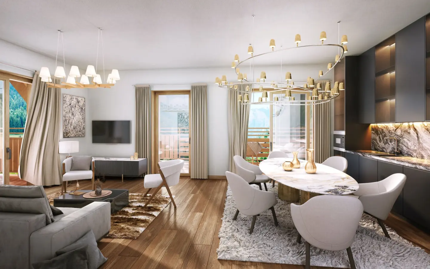 3 Bedroom Penthouse In Proximity To Morzine, Haute-savoie