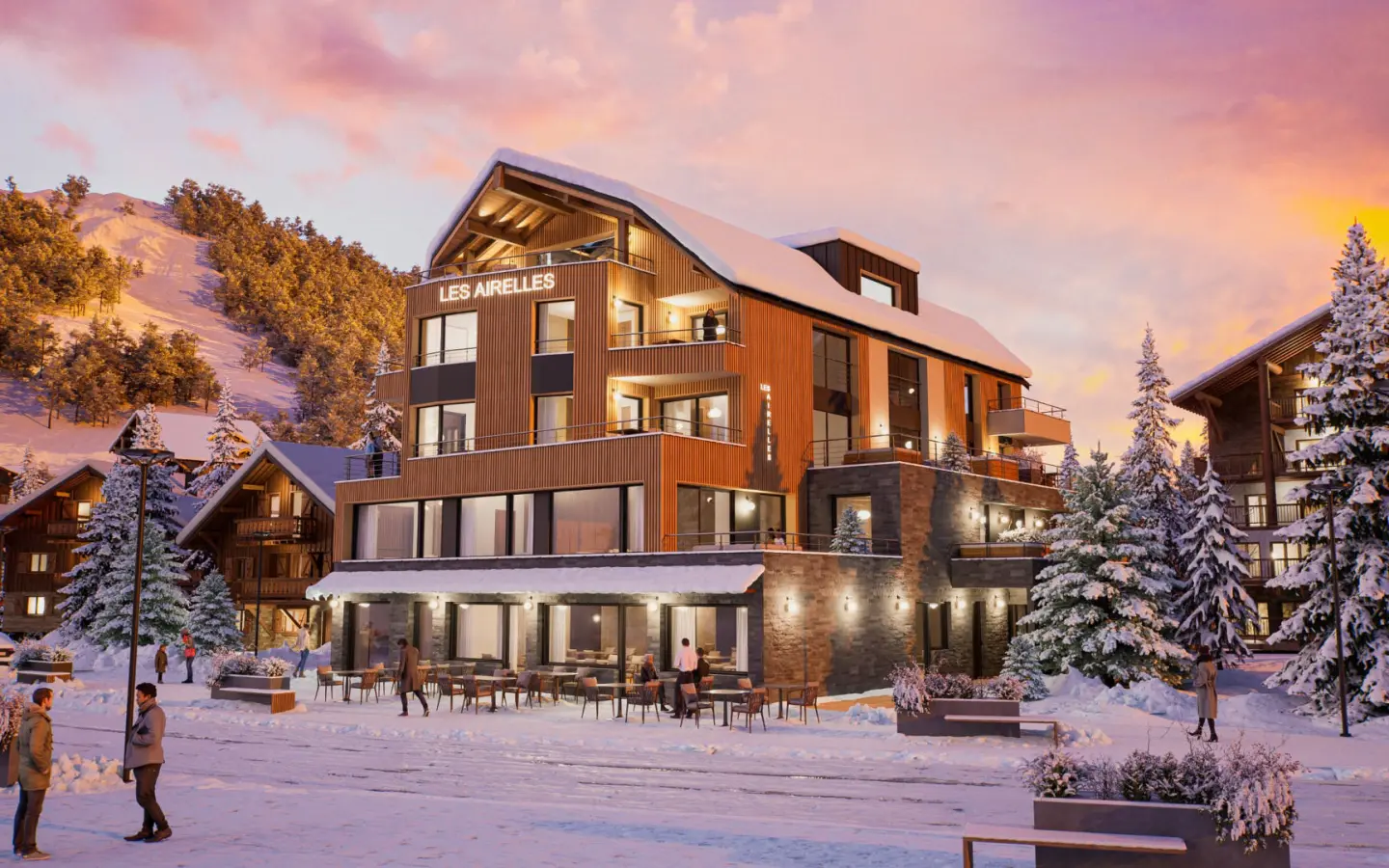 3 Bedroom Penthouse With Mountain View In Les Deux Alpes