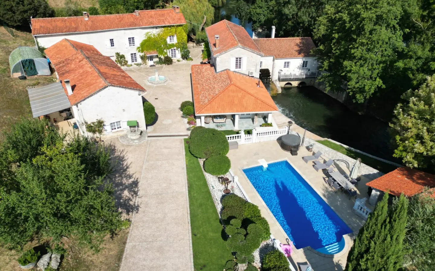 Historic Mill Property With 11 Bedrooms, Pool And Gîtes In Charente