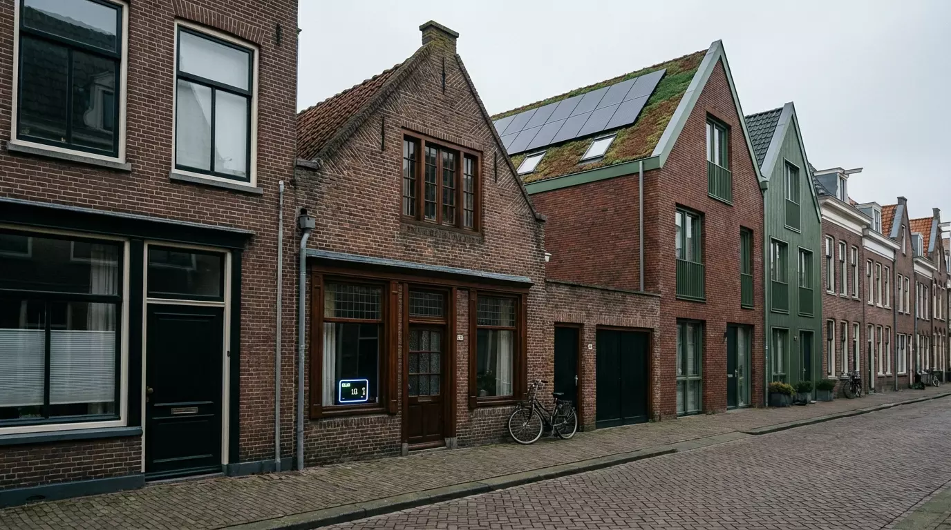 Old and New on a Dutch Street