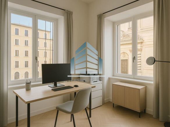 3-bedroom Vintage Apartment In Central Rome