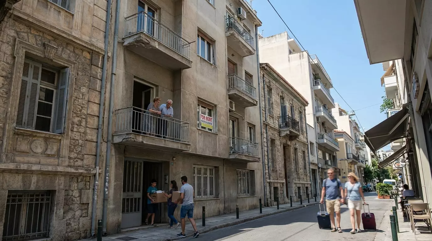 Moving Day in an Athenian Neighborhood