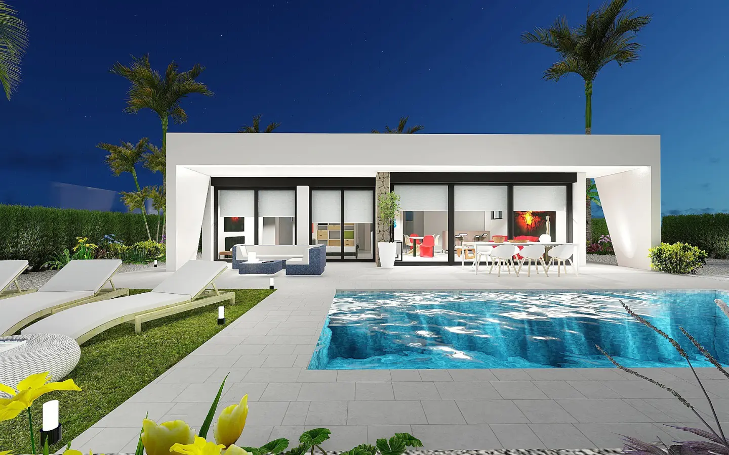 3-bedroom Detached Villa In Calasparra, Spain (102 M²)
