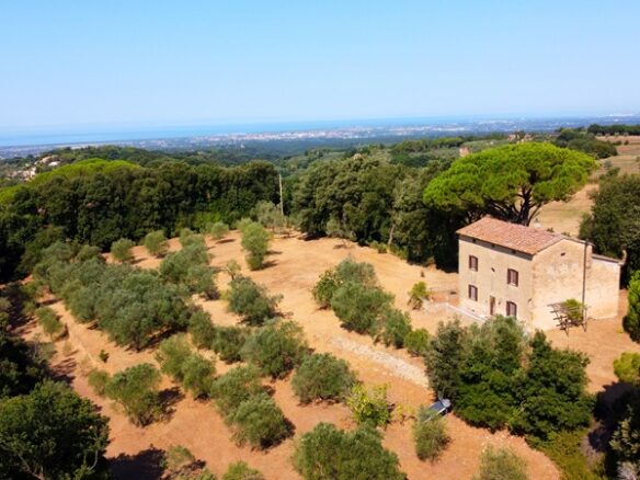 Tuscan Farmhouse With Sea View In Vero, Fully Renovated