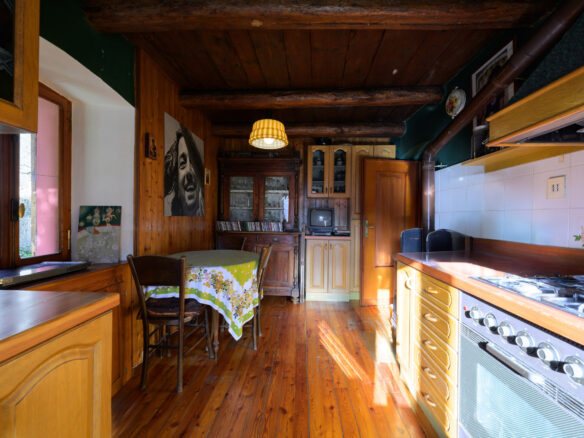 Independent House With Large Garden In Mountain Village Valsesia
