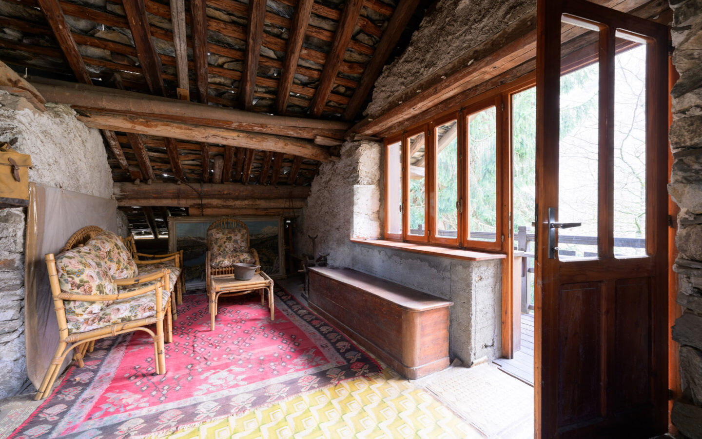 Independent House With Large Garden In Mountain Village Valsesia