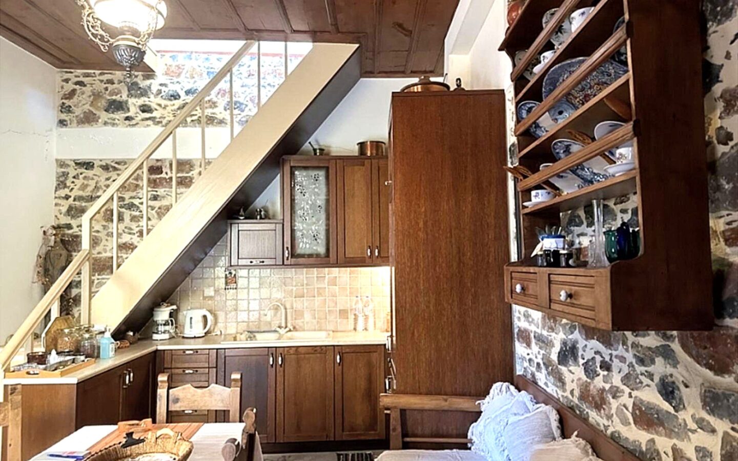 Renovated Stone House With Terrace In East Crete