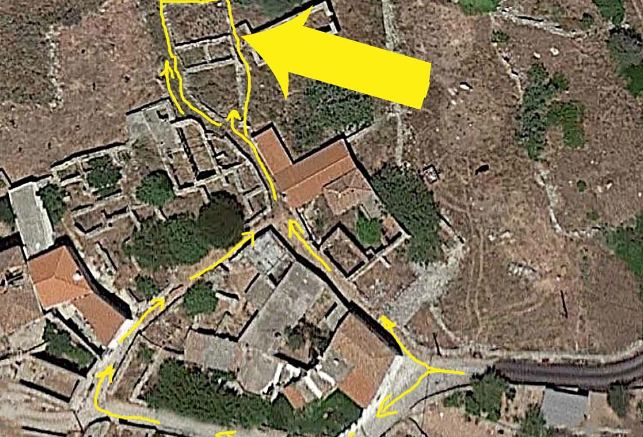 Plot With Stone Building Total Area 130 Sq.m. Kousunari Municipality Of Logothetianika, At Kythira Island.