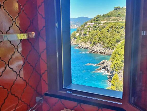 Panoramic Sea View, Above Cliffs, Front Portofino Promontory