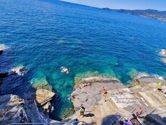 Panoramic Sea View, Above Cliffs, Front Portofino Promontory