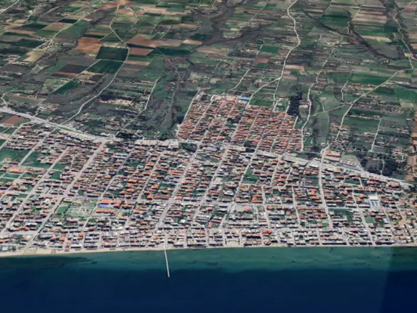 Land In Thermaikos, Greece