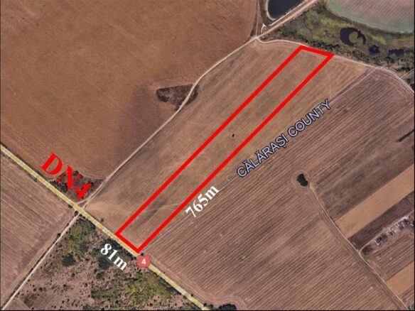 Glina, 6 Ha Urban Buildable Land Dn4, South Bucharest
