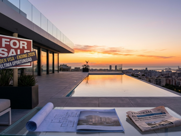 Luxury Penthouse for Sale with Sunset Sea View