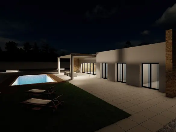 3-bedroom Detached Villa In Pinoso, Spain (125 M²)