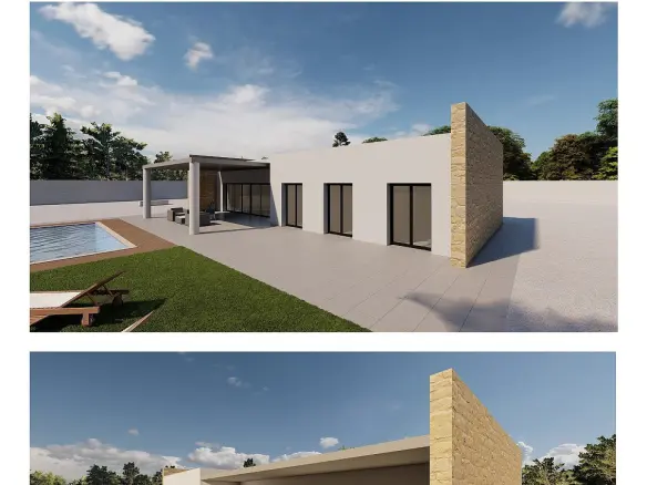 3-bedroom Detached Villa In Pinoso, Spain (125 M²)