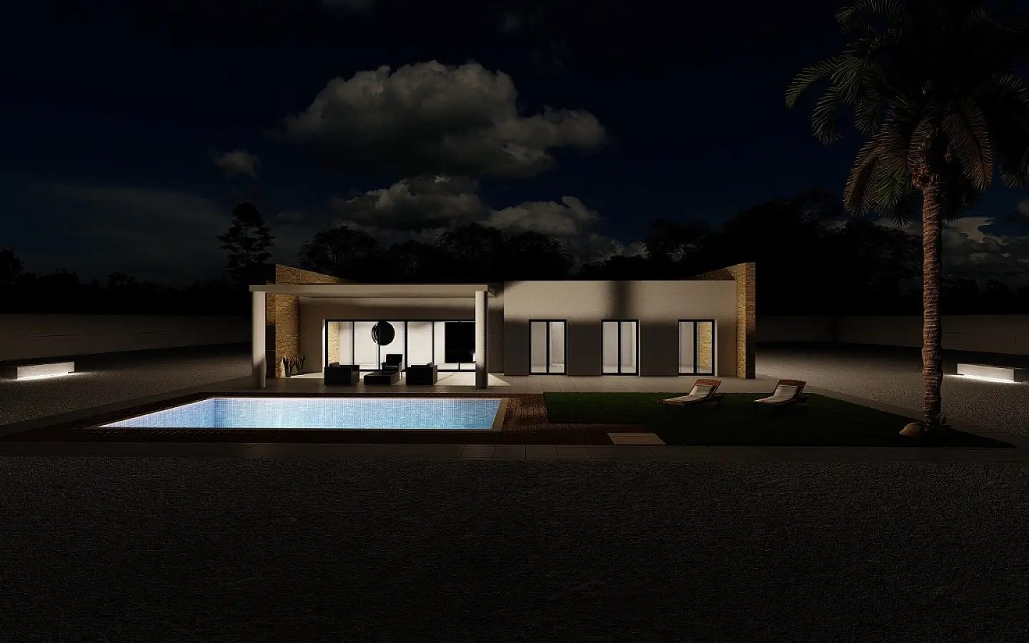 3-bedroom Detached Villa In Pinoso, Spain (125 M²)