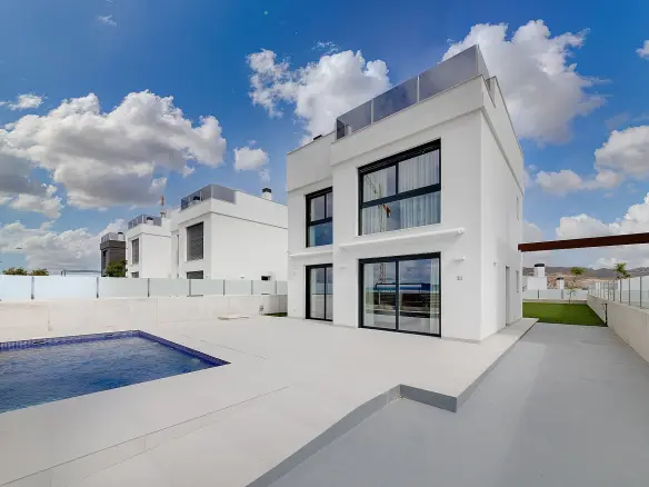 3-bedroom Detached Villa In Mutxamel, Spain (118 M²)