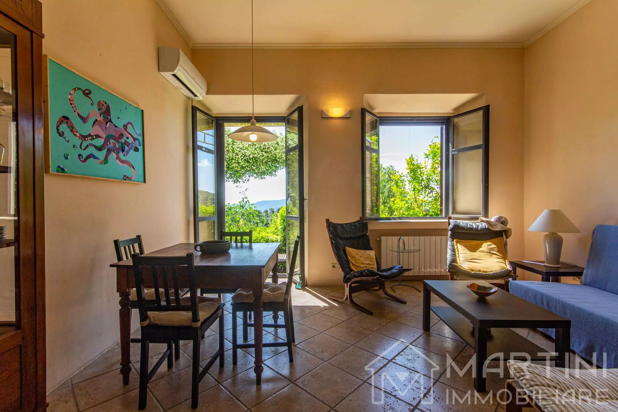 Appartamento con Giardino Privato Posto Auto Vista Panoramica in Toscana in Vendita (2)