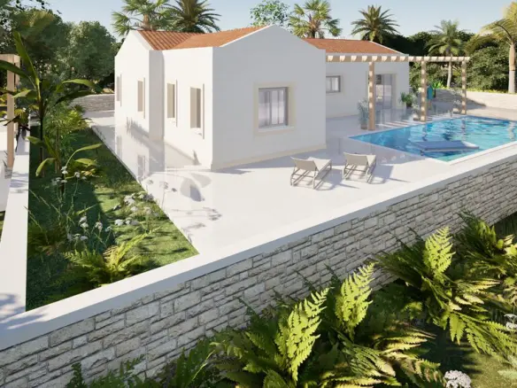 Land In Corfu, Greece