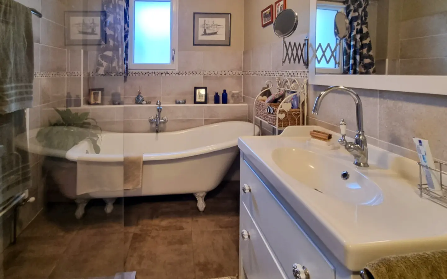 Charming Village Home With Large Gardens, Covered Pool, And Outbuildings